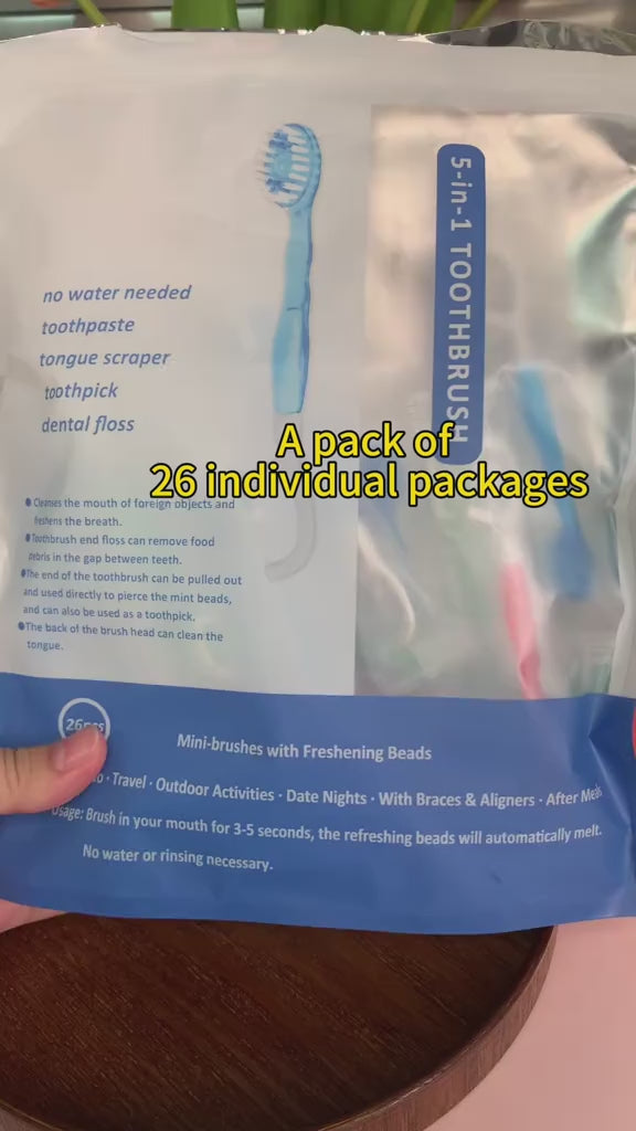 5 in 1 Mini Toothbrush video
