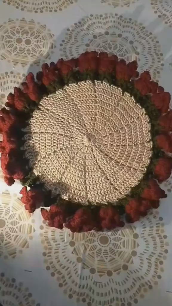 Rose Bouquet Coaster video